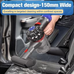 Toepasbare mini-gemotoriseerde borstel voor matrassen, bekleding en trappen, Geschikt voor Dyson V11 V10 V8 V7 — thumbnail 3
