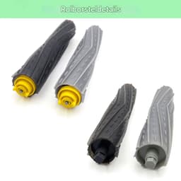 BukkitBow - Accessoireset Geschikt voor iRobot Roomba 800 & 900 Serie - 2 Afzuigrollen, 4 Filters, 4 Zijborstels - Compatibel met 850, 860, 870, 880, 890, 980, 990 - 10 Delige Set — thumbnail 3