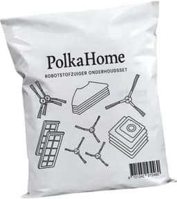 PolkaHome® accessoireset geschikt voor Roborock S8, S8+, S8 Pro Ultra Robot Vacuüm Vervangende Onderdelen, 2 hoofdborstels, 6 stofzakken, 4 zijborstels, 2 filters, 4 reinigingsdoekjes, robotstofzuiger accessoireset, stofzuigerrobot — thumbnail 2
