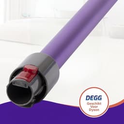 DEGG® - Mondstuk + Telescoopbuis (paars) - Geschikt voor Dyson V7, V8, V10, V11 en V15 - Premium Kwaliteit — thumbnail 3