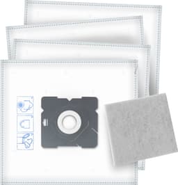 4x Dparts stofzuigerzakken geschikt voor Inventum - inclusief motorfilter - voor SZ150 SZ300 ST306RZA ST306ZZA ST306BZA ST307WZA ST307ZZA ST308WZA ST154RZA MC010 — thumbnail 1