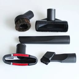 FA-VE Stofzuiger Opzetstukken Set - 6 Delige Set - Universele Stofzuiger Accessoires 32mm - Incl. Adapter - Kierenzuiger - Meubelborstel - Auto Stofzuiger Opzetstukken - Zwart — thumbnail 2