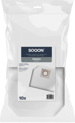 SQOON® Stofzuigerzakken Geschikt voor Makita DVC260 - 10 Stuks — thumbnail 2
