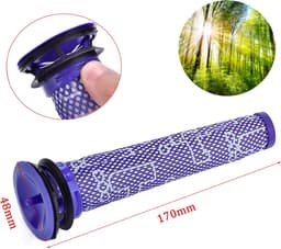 XL set Hepa Filter - 3 stuks - Front filters geschikt voor Dyson V6 V7 V8 DC58 DC59 DC61 DC62. — thumbnail 2
