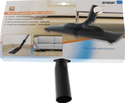 Scanpart parketborstel 32 en 35 mm - Extra plat - Twinner - Geschikt voor AEG Bosch Electrolux Miele Moulinex Nilfisk Panasonic Philips Rowenta Siemens - Voor gladde vloeren - Universeel — thumbnail 1