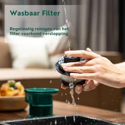 Luxe Steelstofzuiger – Stofzuiger zonder Zak op Accu – Draadloos – Wireless Vacuum Cleaner – 6 in 1 Design – 30.000PA Zuigkracht – 350W – LED — thumbnail 2