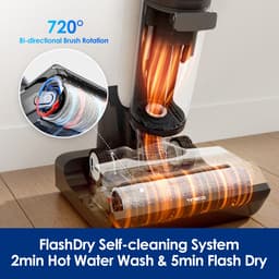 Tineco Floor One S7 Flashdry Pet - Vloerreiniger - draadloos - Stofzuigt en dweilt en droogt harde vloeren tegelijkertijd - 40 min accuduur — thumbnail 4