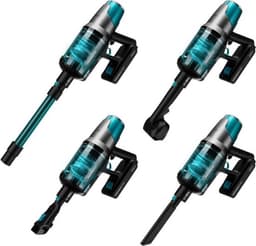 Luxe Steelstofzuiger – Draadloos – Stofzuiger zonder Zak – Op Accu – Kruimeldief Snoerloos – Best Verkocht – Blauw – 8 Mondstukken – 680W — thumbnail 2