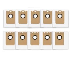 10 stuks Vervangende stofzakken - Voor airrobo T20 , Proscenic M7 Pro / M8 Pro / V980 / S9 robotstofzuiger - accessoirekit- grote capaciteit- stofzuigerzakken