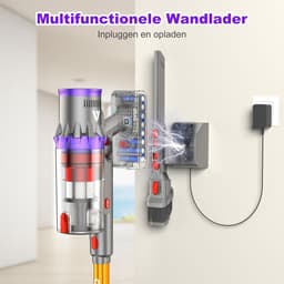 Steelstofzuiger Draadloos - Krachtige Stofzuiger - Snel Huis Schoon - Automatische Zuigkracht - 75 Min Looptijd - Goud — thumbnail 2