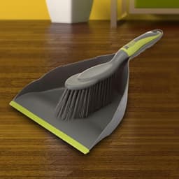 Stoffer en Blik Set - Handveger Stofblik - Snel Opruimen - Lange Handgreep - 44 cm - Grijs — thumbnail 3
