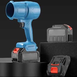 Draagbare Luchtstof - Accu Bladblazer - Snel Schoonmaken - Krachtige Accu - 6000mAh - Blauw — thumbnail 5