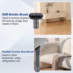 Store_7 - Gereedschapsset - Hoofdborstels - Duurzaam en veelzijdig - 6 Pak - Voor Dyson stofzuigers - Ideaal voor smalle openingen - Voor binnengeb... — thumbnail 2