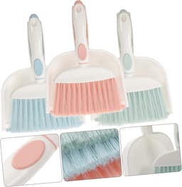 Bezem Stofblik Set - Mini Schoonmaak - Desktop Reinigen - Ergonomisch Ontwerp - 23X17X3CM - Diverse Kleuren — thumbnail 5