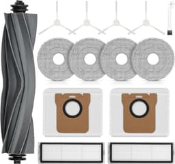 Een 14-delige accessoire set Geschikt voor de Dreame L10s Ultra / L10 Ultra / Xiaomi Robotstofzuiger X20+, inclusief 4 dweilpads, 4 zijborstels, 2 stofzakken, 2 HEPA-filters, 1 hoofdborstel en 1 reinigingsborstel. — thumbnail 1
