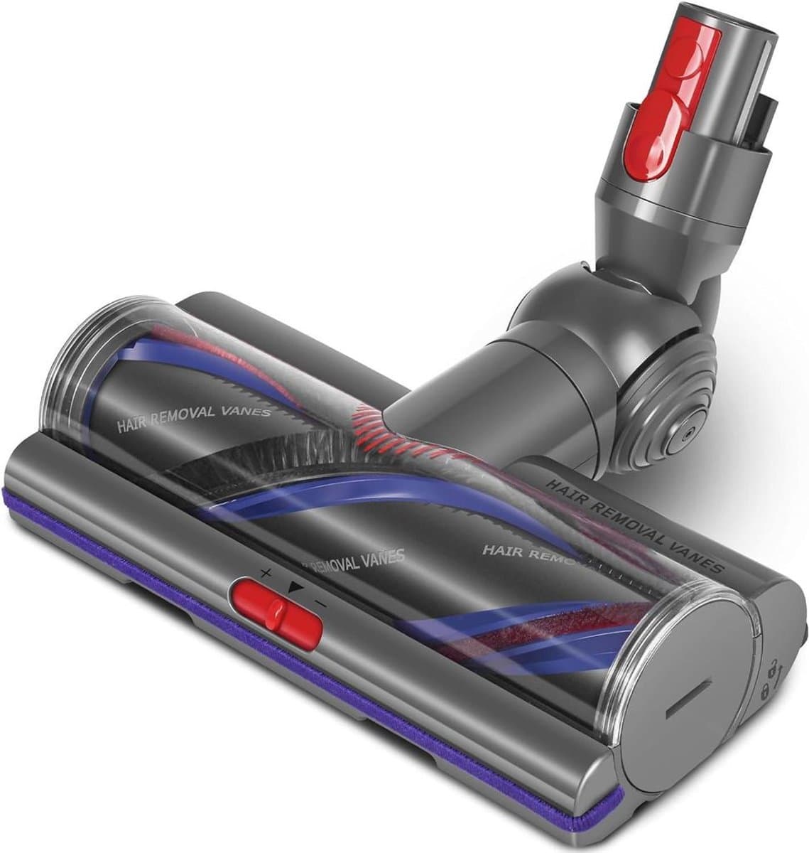 Geschikt voor Dyson V11, V15, V10, V8 en V7; anti-klitborstelkop; instelbare zuigkracht voor harde vloeren en tapijten; vervangende borstelkop. — afbeelding 1