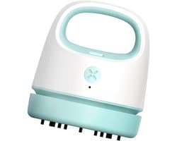 Tafelstofzuiger - Mini stofzuiger - Bureau schoonmaken - USB oplaadbaar - 9.9 cm - Blauw