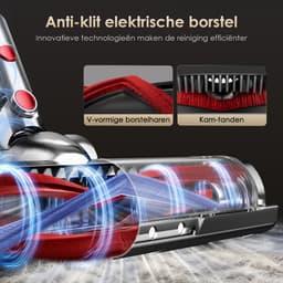Elekiatech - Steelstofzuiger Draadloos - 65000Pa - 70 Min Gebruikstijd - 8-in-1 Filtersysteem - Blauw — thumbnail 4