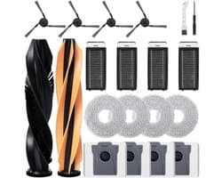20 stuks accessoires voor Dreame X50 Ultra Complete / L40s Pro Ultra / L50 Pro Ultra / X50 Master / Matrix10 Ultra / L50s Pro Ultra, Mova V50 Ultra Complete / P50s Ultra robotstofzuiger - reserveonderdelen