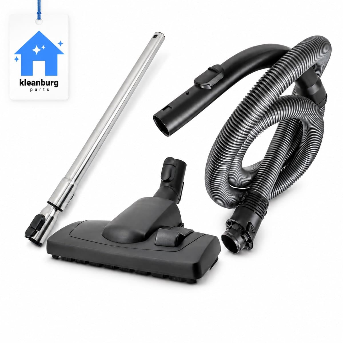 Kleanburg® Geschikt voor Miele Compact C1, Complete C2, S4 en S5 stofzuigers - Stofzuiger Onderdelen Set – Slang, Telescoopbuis & Combizuigmond — afbeelding 1