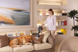 Hoover HF401P 011 Steelstofzuiger Batterij/Accu Droog Cyclonisch, EPA Zakloos 0,7 l 190 W Zwart, Zilver 2,5 Ah — thumbnail 3