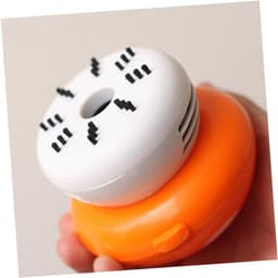 Mini Stofzuiger - Bureaustofzuiger Kruimeldief - Bureau Schoonmaken - Paddestoelvorm Ontwerp - 10x10x9.5 cm - Oranje — thumbnail 4