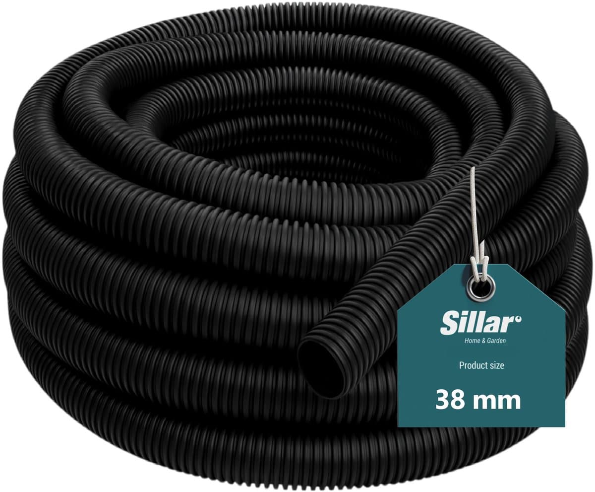 Sillar Stofzuigerslang 38mm - Universele Zuigslang voor Stofzuiger – Flexibele – Op Lengte - 12 m — afbeelding 1