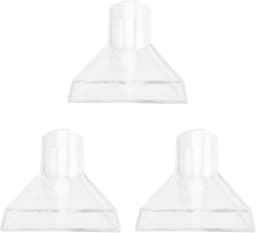 Stofzuiger Borstelkop - Tapijtreiniger Mondstuk - Vlekken Verwijderen - Draaibare Reiniging - 3 stuks - Transparant — thumbnail 1