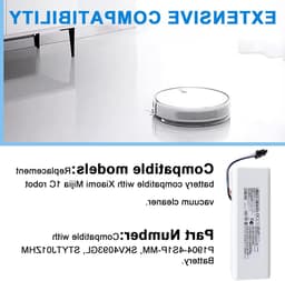 Vervangende Li-ion Accu voor Mijia 1C Robotstofzuiger, 14.4V, 6800mAh, Hoogwaardige Batterij voor Efficiënte Reiniging — thumbnail 2