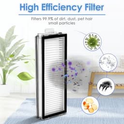6x PromoHome HEPA-filter compatibel met Roborock Qrevo Master/Slim - Stofzuigerfilters - Vervangingsset — thumbnail 2