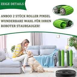 Dailygoods- Roller Borstels Set van 2 - Vervangende Onderdelen - Compatibel met iRobot Roomba i7/i7+/E5/E6/E7 - Hoogwaardige Materialen - Effectieve Reiniging - Stofzuigerborstels — thumbnail 5