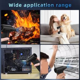 Krachtige Ventilator - Mini Turbo - Efficiënt Reinigen - 110.000 RPM Motor - 147 cm Lengte - Zwart — thumbnail 3