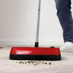 Handmatige Tapijtveger met Instelbare Hoogte voor Tapijt en Harde Vloeren — thumbnail 2