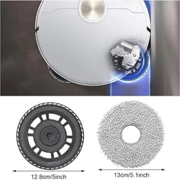 Vervangende dweilkoppen met standaard voor Dreame L10 Ultra/X40/X30/S30 – Accessoirekit voor robotstofzuigers — thumbnail 3