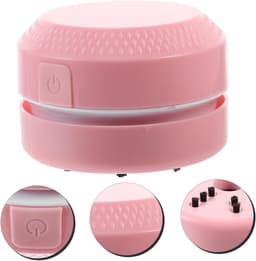 Mini Stofzuiger - Draagbare Desktop Reiniger - Bureau Schoonmaken - Compact En Lichtgewicht - 8.5x8.5x6.3CM - Roze — thumbnail 5