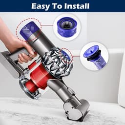 6-stucks vervangende HEPA-filters voor voor- en na-motor voor Dyson V6 DC58 DC59 DC62 DC72 DC74 SV03 SV04 SV05 SV06 SV07 SV08 SV09 Absolute Animal Motorhead stofzuiger — thumbnail 2
