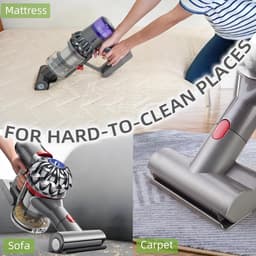 Mini Borstelkop Vervanging - Geschikt voor Dyson V7 V8 V10 V11 V15 Draadloze Stofzuigers, Voor Matrassen & Meubelstoffen — thumbnail 2