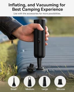 Draagbare Stofzuiger - Auto Stofzuiger - Snel Interieur Reinigen - 1 Uur Looptijd - 120 Watt - Zwart — thumbnail 4