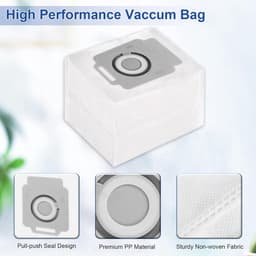 20 stofzuigerzakken geschikt voor iRobot Roomba i7 i7+ i3 i3+j7 J7+S9 S9+Clean Base, stofzuiger afzuigstation, vervangende stofzakken zakken, grote capaciteit, reservezak, stofzuigerzakken, past perfect — thumbnail 5