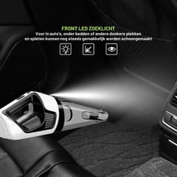 Luxe Kruimeldief – Snoerloos – Best Verkocht – Handstofzuiger – Vacuum Cleaner – 6000mAh – HEPA Filter – 10000PA – Lichtgewicht – Zwart — thumbnail 2