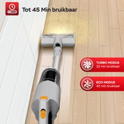 TurboTronic CV11 Steelstofzuiger met flexibele Arm en Handstofzuiger Draadloos - Oranje/Zilver — thumbnail 5