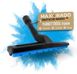 Maxorado Parketmondstuk vloerzuigmond NW45 45mm DN45 - Universeel - geschikt voor Makita 440, 445, 448, 449, Festo, Festool, Kärcher, Fein, Cleancraft stofzuiger – 45 mm borstel — thumbnail 1
