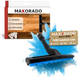Maxorado Parketmondstuk vloerzuigmond NW45 45mm DN45 - Universeel - geschikt voor Makita 440, 445, 448, 449, Festo, Festool, Kärcher, Fein, Cleancraft stofzuiger – 45 mm borstel — thumbnail 5
