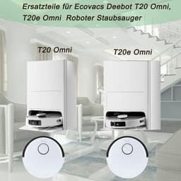 geschikt voor Ecovacs Deebot T20 OMNI / T20e OMNI, Stofzuiger Vervangingsonderdelen Accessoireset, 1 Hoofdborstel, 4 HEPA-filters, 4 Reinigingsdoeken, 4 Stofzakken, 8 Zijborstels, 1 Reinigingsborstel — thumbnail 3