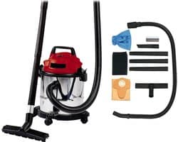 Bouwstofzuiger Zonder Zak - Alleszuiger Met Accessoires – Waterzuiger Met 12 Liter Reservoir - Stofzuiger - Met Waterfilter En Blaasfunctie – 1250W - Voor Binnen en Buitenreiniging
