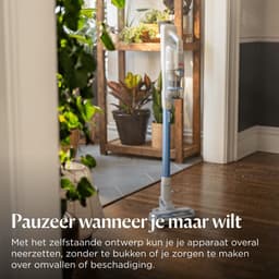 Steelstofzuiger - Draadloze Stofzuiger - Dagelijks Schoonmaken - Klitvrije Borstelrol - 40 Min Gebruik - Wit — thumbnail 3