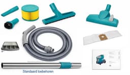 Wetrok Comfort 6 met HEPA H13 filter, COMPLEET PAKKET, Krachtige Zuigkracht, Professionele Stofzuiger – 900W – Zeer Stil (56 dB) – 12 m Kabel – Industriële Stofzuiger – Incl. 10 gratis stofzuigerzakken — thumbnail 4