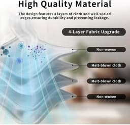 12 stofzakken Geschikt voor Roborock QV 35A/35S, 10R/Z70, Qrevo S5V, Qrevo Curv S5X, Qrevo Edge, Qrevo Edge S5A, Qrevo S/Pro/Master/Plus/Slim — thumbnail 3