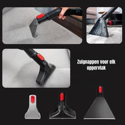 Nexvo® Tapijtreiniger machine - Tapijtreiniger - Tapijtreiniger apparaat - Zwart/Rood - ‎52cm x 28cm x 29cm — thumbnail 2