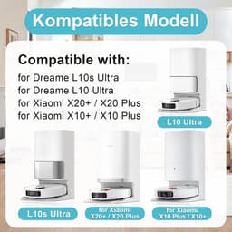 PolkaHome® Complete Accessoireset geschikt voor Dreame L10s Ultra, L10 Ultra, L10s Pro, L10s Pro Gen 2, L10 Prime, L10 Pro & Xiaomi X10+, X20+... Hoofdborstel, Filters, Stofzakken, Zijborstels en Dweilpads. Onderdelen — thumbnail 3